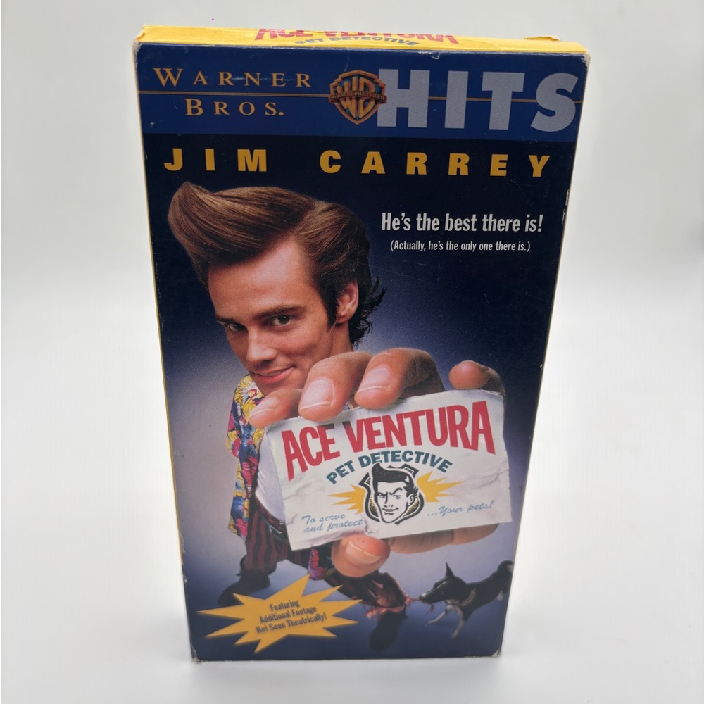 Warner Bros. Blue and Yellow Ace Ventura VHS